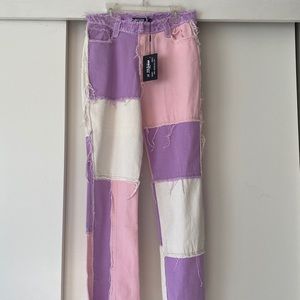Size 26 Jaded London Patchwork Denim